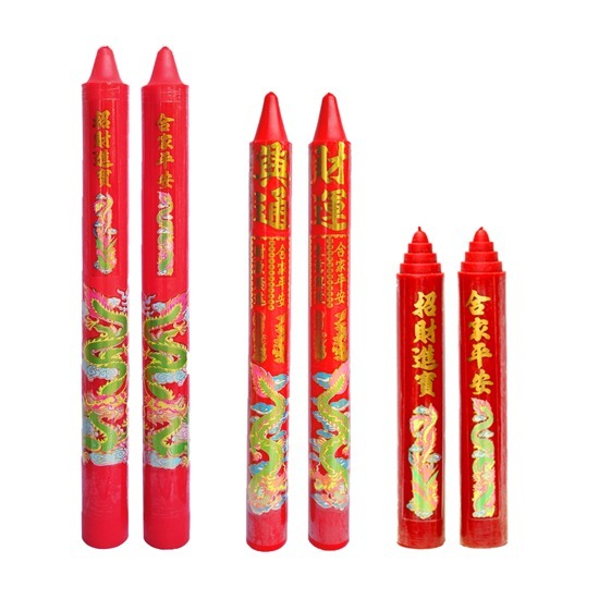 จำหน่ายเทียนไหว้เจ้าลายมังกร จำหน่ายเทียนไหว้เจ้าลายมังกร  เทียนจีนลายมังกรสีแดง สีทอง 