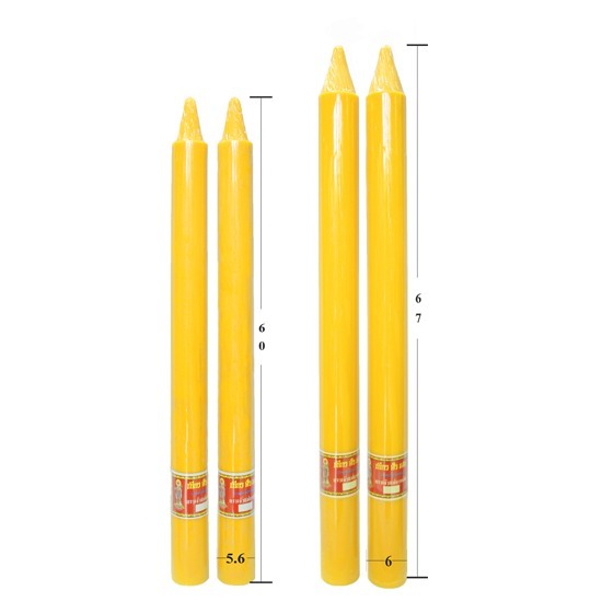 จำหน่ายเทียนไขไหว้พระกลม ขนาดเล็ก - บริษัท เซียวฮั้วเฮง แคนเดิล จำกัด - จำหน่ายเทียนไขไหว้พระกลม ขนาดเล็ก  เทียนไข เทียนไหว้พระทรงขนาด ขนาดเล็ก สีเหลือง 