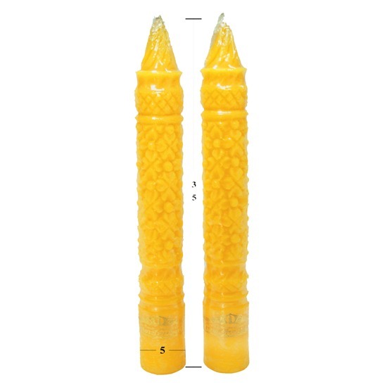 ขายเทียนพรรษาแกะสลักลาย - บริษัท เซียวฮั้วเฮง แคนเดิล จำกัด - ขายเทียนเหลืองแกะสลักลาย 